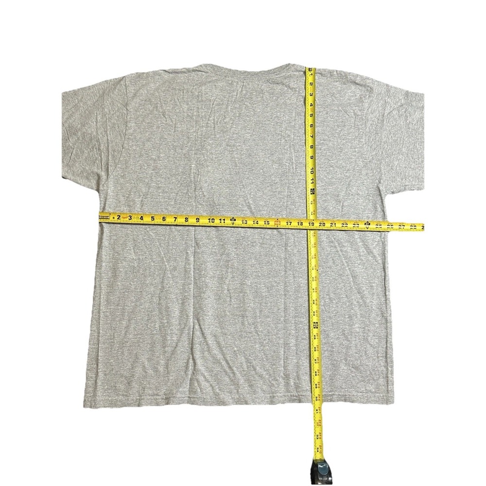 Y2K Super Bowl XLIII Grey T Shirt Embroidered Size XXL Steelers Vs Cardinals - Picture 3 of 3